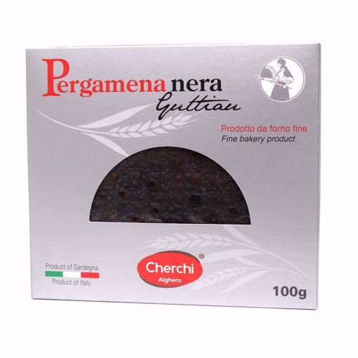 Image sur Abaisse de pain Pergamena noir avec charbon végétal actif 
