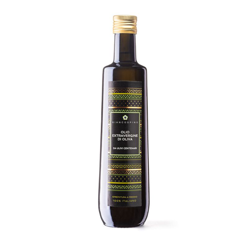 Picture of ORGANIC EXTRA VIRGIN OLIVE OIL FROM CENTENARY OLIVE TREES CL. 50 - BIANCOSPINO AGRICOLA