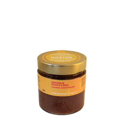 Picture of STRAWBERRY AND HONEY COMPOTE GR 240 - NOSTOS