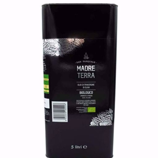 Picture of ORGANIC EXTRA VIRGIN OLIVE OIL "MADRE TERRA" LT.5 -SAN PASQUALE