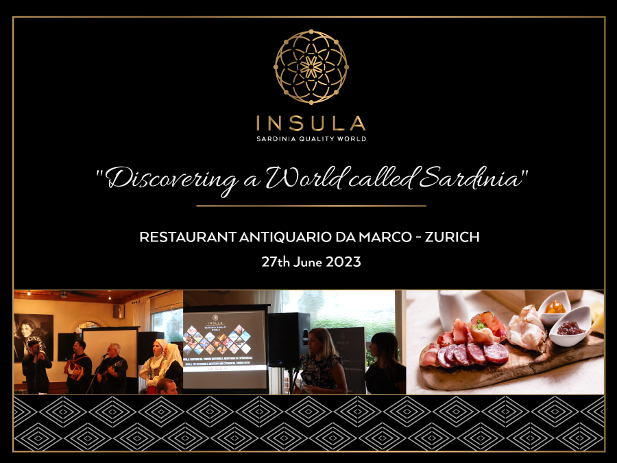 Event - " Discovering a World called Sardinia" -  Restaurant Antiquario da Marco - 27th June 2023