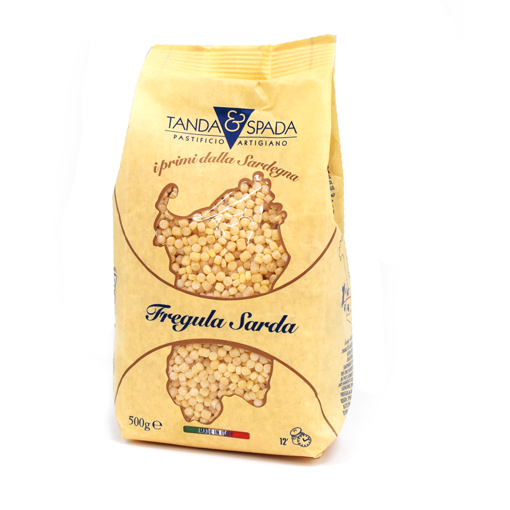 Immagine di FREGULA SARDA TRADIZIONALE gr. 500 - Pasta di semola di grano duro - TANDA&SPADA