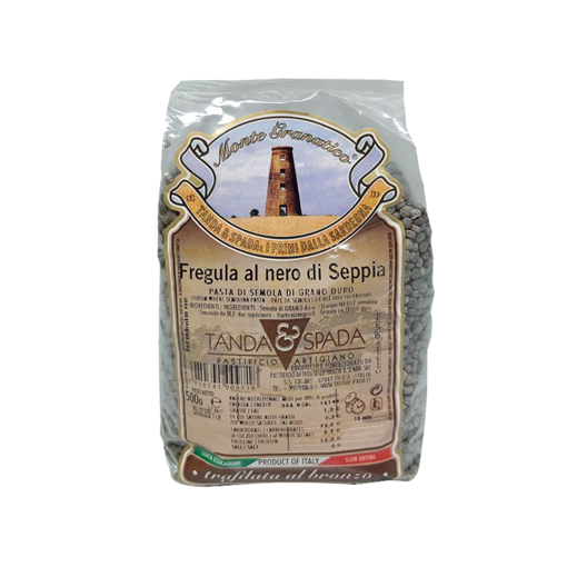 Image sur FREGOLA SARDA AL NERO DI SEPPIA gr. 500 -TANDA E SPADA